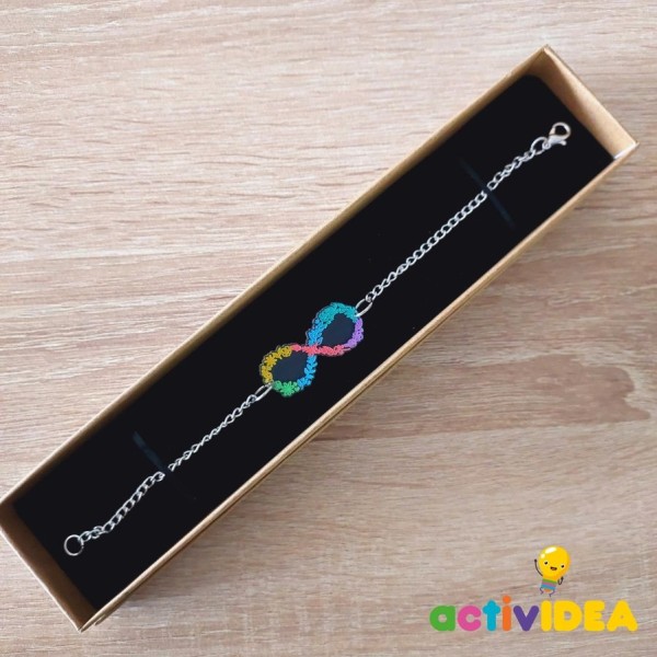 Neurodiversitäts-Armband Infinity Autismus