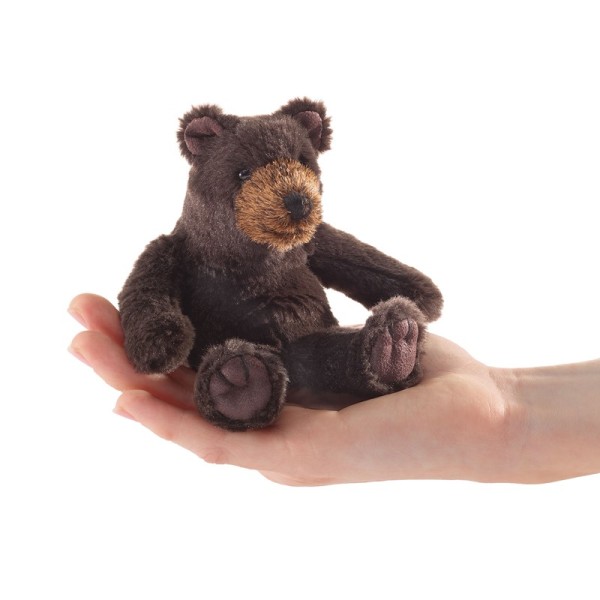 Mini-Sitzender Bär Fingerpuppe