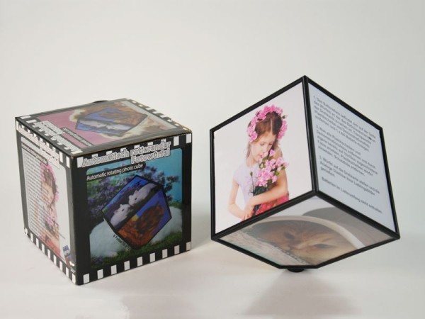 Fotoquad der rotierende Bilderwürfel