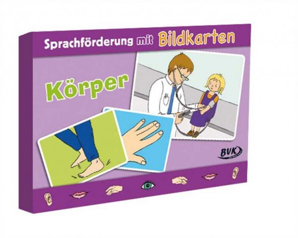 Sprachförderung mit Bildkarten: Körper