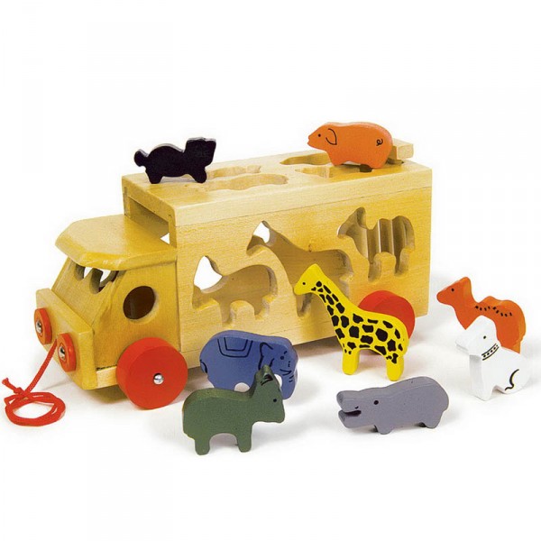 Zoowagen mit Tieren