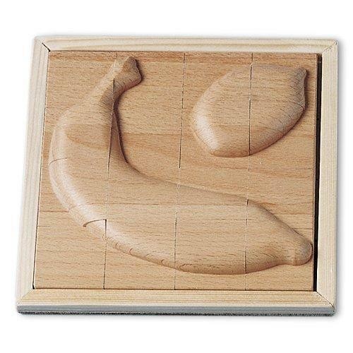 Reliefpuzzle Banane und Zitrone