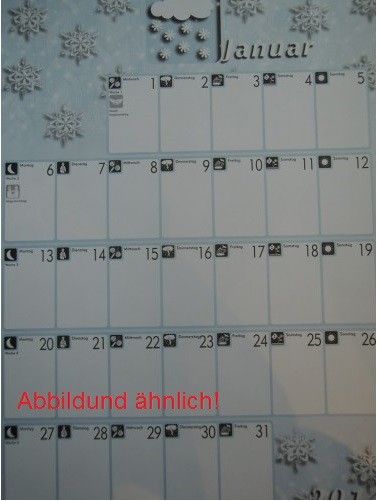 Pictogenda Wandkalender 2019