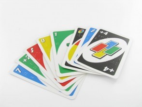 Uno-Karten taktil