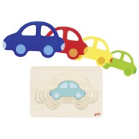 Bunte Autos Schichtenpuzzle Bunte Autos Schichtenpuzzle