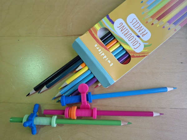 Screwy Pens und Fidget Set