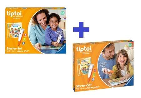 tiptoi® Starter-Sets Doppelpack: "Meine Welt" + "Kindergarten"