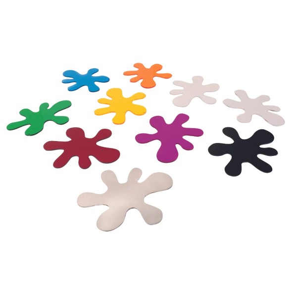 Transluzente Splash-Farben