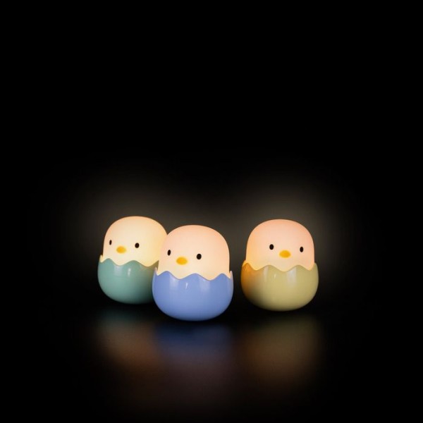 Mini Licht-Küken 3er-Set Baby Egg