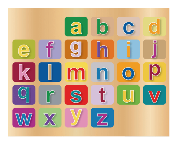 Großes Buchstaben Bilder-Puzzle A-Z