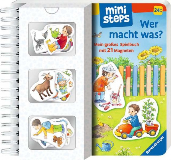 Wer macht was? Spielbuch mit 21 Magneten bei ARIADNE