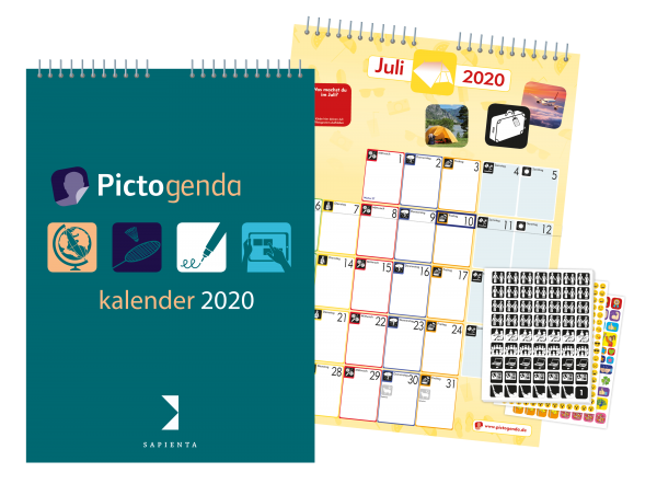 Pictogenda Wandkalender 2020