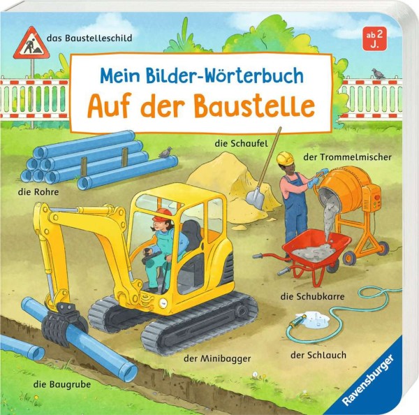 Bilder-Wörterbuch: Auf der Baustelle