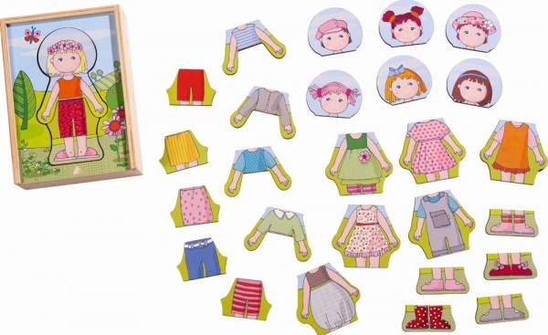 Holzpuzzle Lillis Lieblingskleider