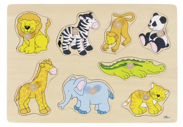 Steckpuzzle Zootiere