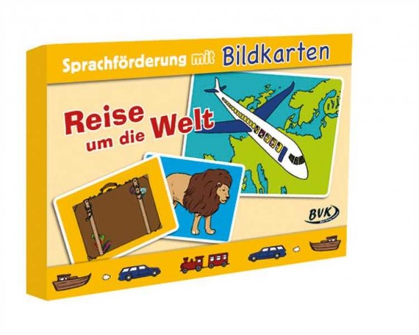 Sprachförderung mit Bildkarten: Reise um die Welt