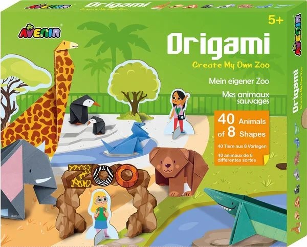 Bunter Origami Falt-Zoo bei ARIADNE