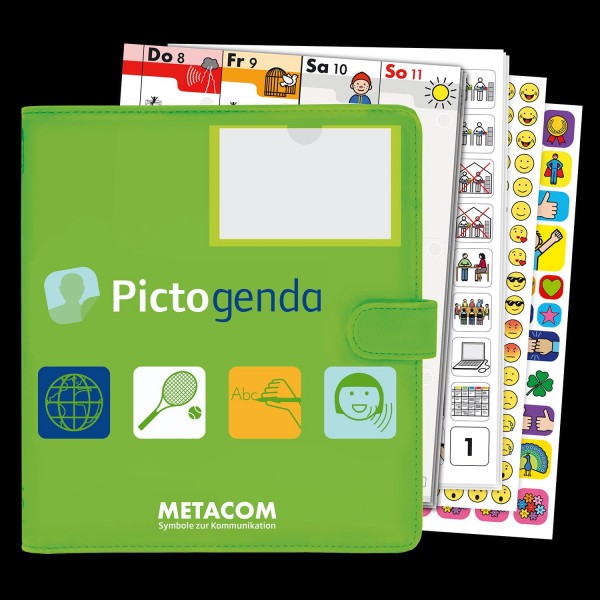 Pictogenda 2022 - Terminplaner mit Kalendarium mit METACOM-Symbolen