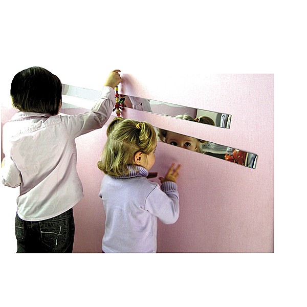 Spiegelstreifen Visuwand